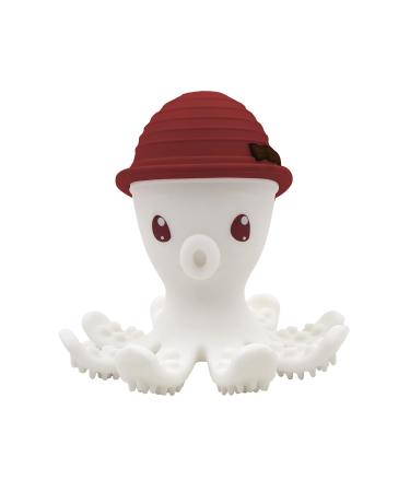 m mbella 8121 Teething Ring Silicone Octopus Fireplace Red