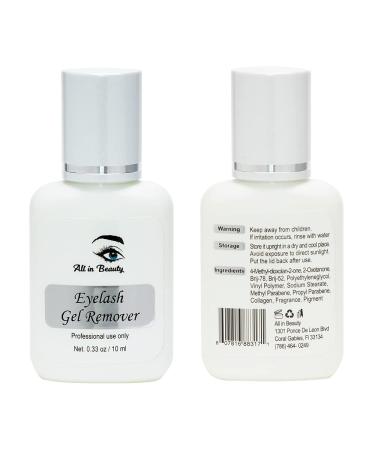 All In Beauty Eyelash Extensions Remover Gel - Fast 60 Second Adhesive Dissolver for Professional Lash Removal - Buy Online on GoSupps.com