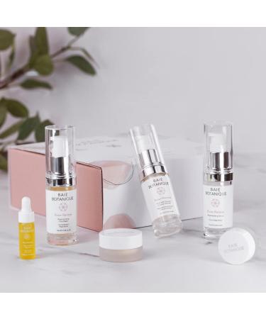 Baie Botanique Rose Renew Discovery Set | Luxury Vegan Organic Skincare | Multi-Award-Winning 6 Step Routine for Radiant Skin - Buy Online on GoSupps.com