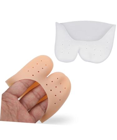 2 Pairs Big Toe Sleeves Shoe Covers - Pointe Cushion Toe Protection Case with Hole for Toe Pad and Protector - Buy Online on GoSupps.com