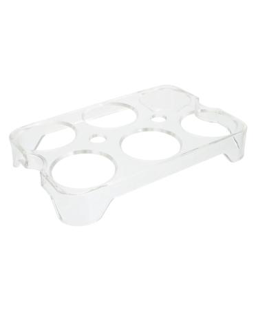 Healeved Egg Storage Box Drawer Fridge Mustard Egg Serving Platter Refrigerator Egg Case Container Box Devil Assorted Color 14.8x9.7x2cm