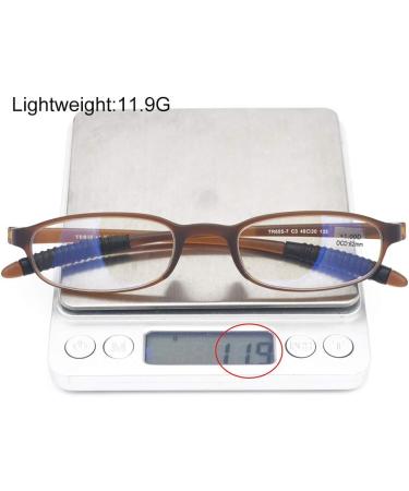 Buy Glare Reduction Blue Light Blocking Reading Glasses - 2 Pack (1 Black & 1 Brown) - Flexible Lightweight Portable - Enhance Your Comfort & Eye Health - Buy Online on GoSupps.com