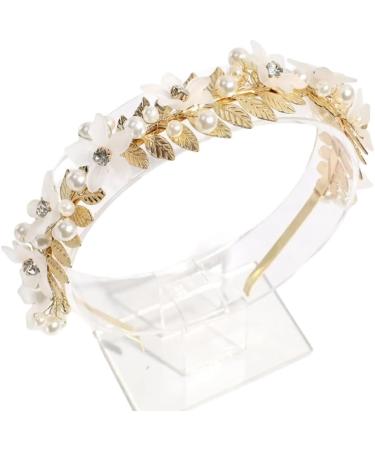TQUXNGA Delicate Leaf Shape Hair Hoop Baroques Style Girl Woman Taking Photo Headbands Wedding Party Pearl Leaf Shape Headbands - Buy Online on GoSupps.com
