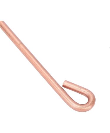 Vcedas Pure Copper Tongue Scraper | Effective Tongue Cleaner for Bad Breath & Oral Hygiene - Buy Online on GoSupps.com
