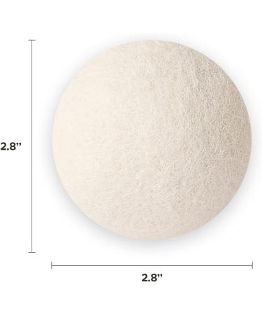 ECOAND Wool Dryer Balls 6 Pack - Reusable & Organic for Baby Clothes - Anti-Wrinkle, Anti-Static Softener - Energy-Saving Laundry Solution - Buy Online on GoSupps.com