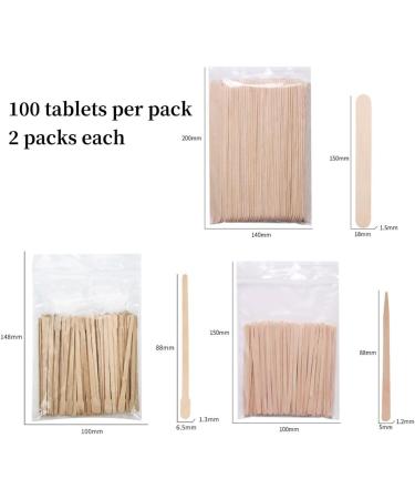 600 Disposable Wooden Spatulas for Wax & Sugar Paste | Craft & Hair Removal Sticks - Buy Online on GoSupps.com