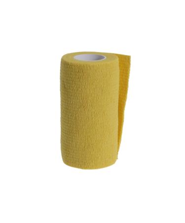 Rolls Tape Self-Adhesive Knee Pads Sports Yellow Medium