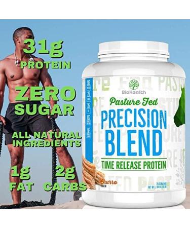 Buy Precision Blend Churro (2 lb) - Time Released Protein for Optimal Energy | International Shipping Available - Buy Online on GoSupps.com