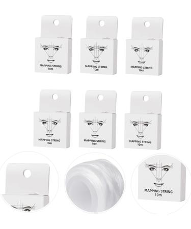 SKISUNO Eyebrow Stencil 6boxes Embroidered Supplies Tools Tattooing Mapping Makeup Practical Auxiliary Drawing Salon - Buy Online on GoSupps.com