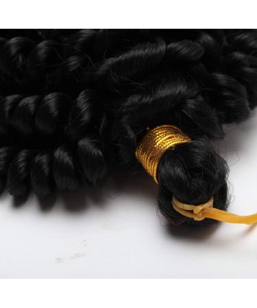 6" Short Marley Bob Crochet Braiding Hair Extensions Synthetic Twist Deep Wavy Curly Hairpieces Marley Braids - Dark Black - Buy Online on GoSupps.com