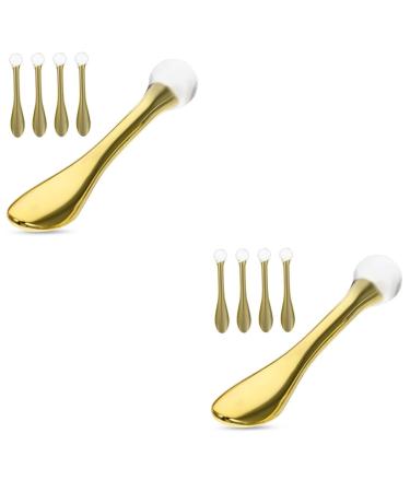 Didiseaon Lot de 2 Cuill res Cr me pour Les Yeux Applicateur Quotidien pour Les Poches Et La Fatigue Oculaire 5 Pi ces