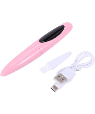 Qoekacy Electric Heated Eyelash Curler USB Charge Makeup Curling Kit Long Lasting Natural Eye Lash Curler Pink - Buy Online on GoSupps.com
