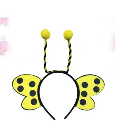 Antenna Headband Bee Ladybug Animal Head Boppers Party Favor Photo Props Yellow - Buy Online on GoSupps.com