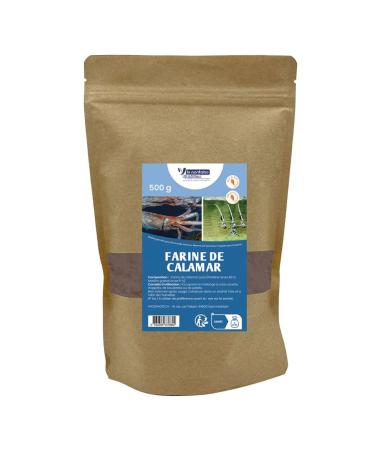 La Nantaise de Nutrition Squid Flour – 500g Bag for Bait, Boilies, Pellets and Baits – Powerful Attractant for Sea or River F