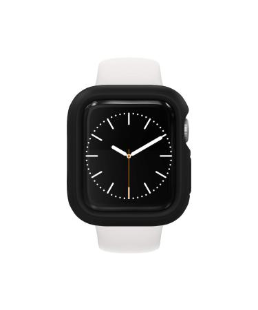 RHINOSHIELD Bumper Case Compatible with Apple Watch SE & Seriess 6/5 / 4 44mm | Slim Protective Cover - Lightweight and Shock Absorbent - Black 44mm Black