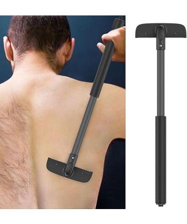 OrangeClub Back Shaver for Men Adjustable DIY Razor Blade Set for Painless Effective Back Hair Removal & Perfect Wet Shave - Buy Online on GoSupps.com