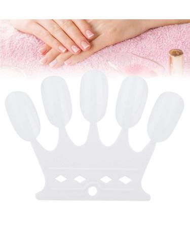 Nail Art Tips - 10pcs White Nail Sticks & Color Display Cards for Manicure & Gel Polish Practice - Buy Online on GoSupps.com