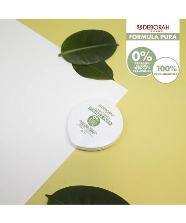 Deborah Milano Compact Foundation Formula Pura SPF 15 with natural ingredients 04 amber antioxidant effect and modular coverage gives protected and even skin 10 g - Buy Online on GoSupps.com