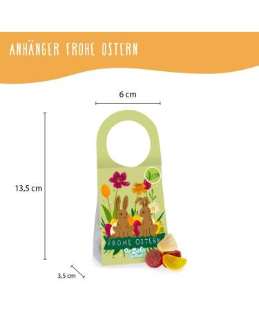 Shop Vegan Fruit Gum Easter Pendant - Perfect Gift for Family Friends & Employees | International Shipping - Buy Online on GoSupps.com