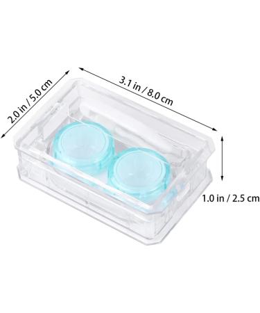 Milisten Contact Lens Travel Kit - Yellow Blue Case with Tweezers & Solution Bottle for Women & Girls | International Shipping - Buy Online on GoSupps.com