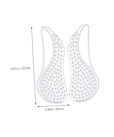 NOLITOY 4 Pairs Clear Metatarsal Pads - Comfort Gel Forefoot Cushion Inserts for High Heels | Ball of Foot Support - Buy Online on GoSupps.com