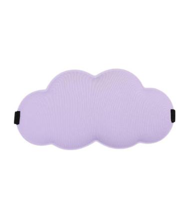 Cloud Eye Shield Seamless Warm Double-Sided Breathable Eye mask Purple free