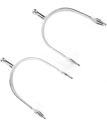 2PCS Horse Spurs West Cowboy Horse Boot Spurs Round Head English Spur Harmless to The Horse for Horsemanship Lovers - Buy Online on GoSupps.com
