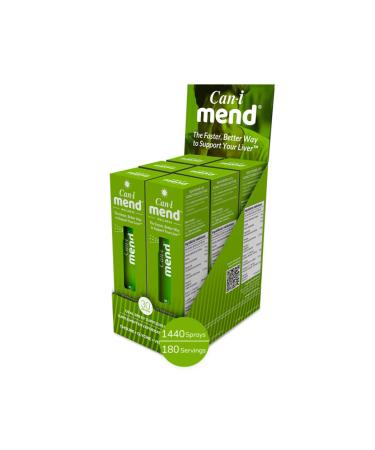 Cani Brands Feel Amazing Can-i Mend | Morning Recovery Fast Acting Vitamin Spray | 30 Servings | Post Party Relief | Multi Vitamins A E B6 | Immune Support | After Drink Remedy - 6 Pack Mend 180 Serving (Pack of 6)