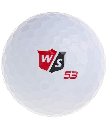 WILSON Staff Fifty Elite Golf Ball, White