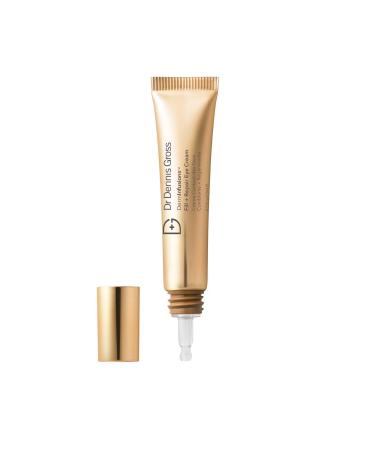 Dr Dennis Gross DermInfusions Fill + Repair Eye Cream: Hydrating & Brightening Treatment for Dark Circles Fine Lines & Wrinkles Firms & Smooths 360 Eye Area 0.5 Oz