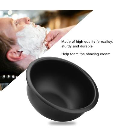ZJchao Portable Beard Razor & Foam Cream Bowl for Men - High-Quality Black Compact Shaving Kit - Buy Online on GoSupps.com