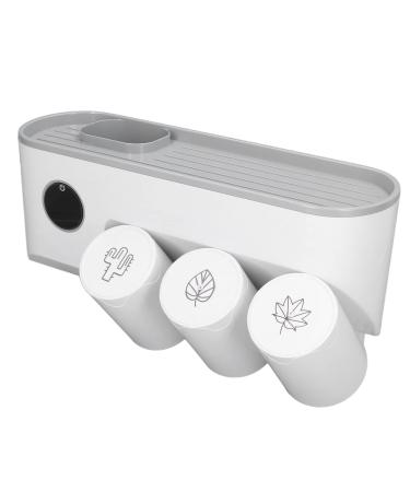 CHICIRIS Toothbrush Sterilizer Easy Control Toothbrush Sanitizer Durable Material for Home Bathroom for Hotel (11)