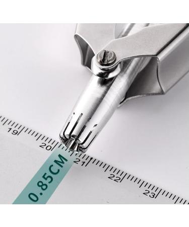 ASEANAO Premium Manual Nose Hair Trimmer - Waterproof Painless Stainless Steel Nose Clippers for Men & Women 6 Teeth V Blade Battery-Free with Travel Box & Clean Brush - Buy Online on GoSupps.com