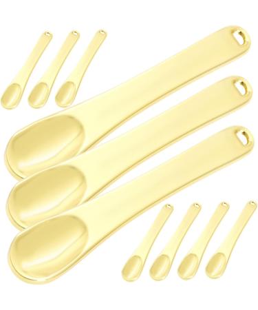 Housoutil 40 Pi ces cuill re cosm tique en m tal cuill res cr me cosm tique grattoir bouteilles outils lotion spatule de maquillage cor enne cuill res cr me pour le visage 0.2X1.2X6CMx4pcs dor x4pcs - Buy Online on GoSupps.com