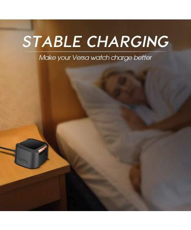 AWINNER Charger Compatible with Fitbit Versa 2 (Not for Versa/Versa Lite)  Replacement USB Charging Cable Dock Stand for Versa 2 Health & Fitness Smartwatch  3Ft Sturdy Power Cord - Buy Online on GoSupps.com