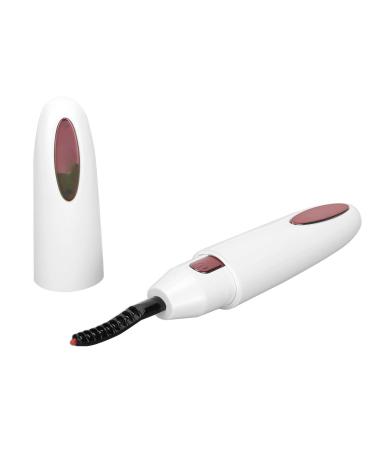 Verdant Touch Heating Eyelash Curler Electric Heated Eyelash Curler USB Rechargeable Lash Curler for Long Lasting Natural Eyelashes White