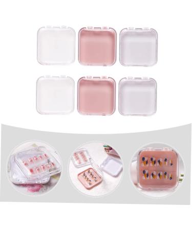 FOMIYES 12 Pcs Armor Storage Box Press on Nail Packaging Press on Nail Container Nail Storage Nail Tape Nail Holder Lash Accessories Nail Organizer Nail Accessory Abs Modeling Jewelry Box - Buy Online on GoSupps.com