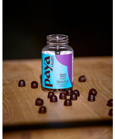 Dream Derm Skin Gummies with GABA Lemon Balm and Passionflower Peach Flavor 60 Count - Buy Online on GoSupps.com