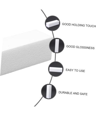 Beavorty Nail Sanding Buffer toenail File Nail Emery Board Nail Files Sand Paper Buffing Block Pedicure Nail File Nail Files Board Nail File Kit Baby Double Sided Cosmetic White - Buy Online on GoSupps.com