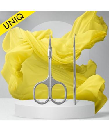 STALEKS PRO by Natury Nails Professional Cuticle Scissors - Stainless Steel UNIQ SQ-10/3 for Precision Nail Care | International Shipping Available - Buy Online on GoSupps.com