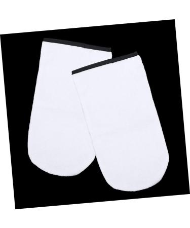 POPETPOP Hand Softening Gloves 2 Pairs Bath Gloves Moisturizing Gloves Overnight Hand Treatment Mitts Gel Gloves Mittens Hand Wax Treatment Cold Gloves Wax Gloves Paraffin Skin Care White - Buy Online on GoSupps.com