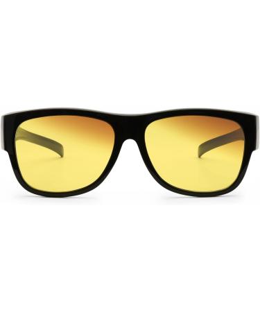 NIGHTBIRDS Over-Rx Night Driving Glasses - NightHawk OTG with Anti-Glare Lens Technology for Men & Women - Perfect for Nighttime Road Safety - Buy Online on GoSupps.com
