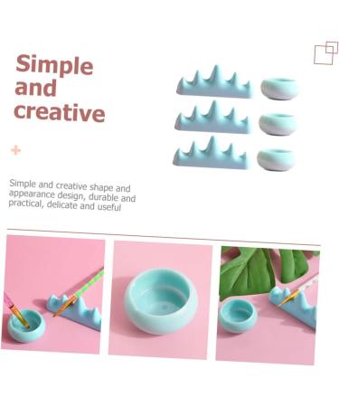 Healeved 4 Sets Nail Art Brush Cup Makeup Brush Holder Makeup Sponge Holder Manicure Nail Pencils Bowl Acetona Drawing Pens Rack Nail Art Cup Manicure Bowl Washing Rack Plastic Washing Cups - Buy Online on GoSupps.com
