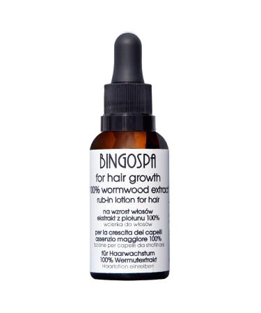BingoSpa For hair growth and physical condition with 100% wormwood extract rub in the hair lotion 30 ml. BINGOSPA