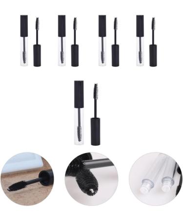 POPETPOP 5pcs Mascara Brush Empty Bottle Tube Technology Mascara Refillable Bottle Eyelash Portable Bottle - Buy Online on GoSupps.com