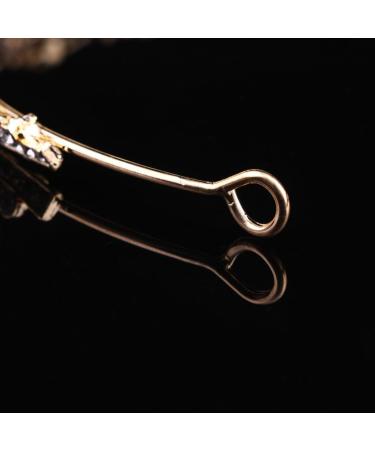 Minkissy Vintage Crystal Tiara Baroque Bridal Tiara Crown Rhinestone Headband Pearl Princess Headwear Headdress for Birthday Pageant Wedding Party (Golden) - Buy Online on GoSupps.com