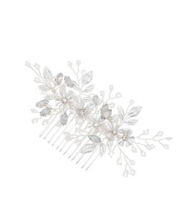 Comb Tiara Millet Beads Bride Wedding