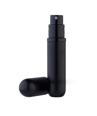 UULANFA Portable Mini Refillable Perfume Atomizer Bottle Empty Pocket Size Cologne Sprayer for Travel Y-Black