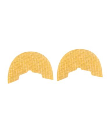 FRCOLOR Sole Non-Slip Mat 1 Pair Protector Sole Womens Pumps Pads Anti Slip Shoes Sticker Athlete Running Supplies Shoe High Heel Pads Yellow 6.6X3X0.3cm