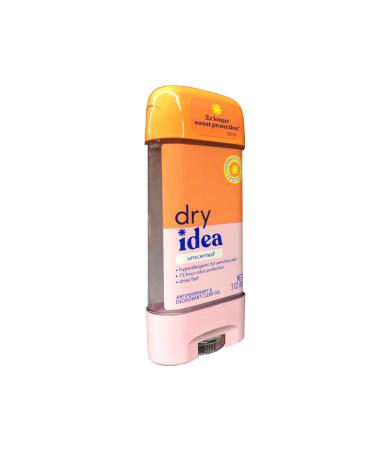 Dry Idea Advanced Unscented Antiperspirant & Deodorant Clear Gel 3 oz - Pack of 10 - Buy Online on GoSupps.com